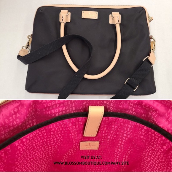 🌸 Kate Spade ♠️ Black bag w/ handles & Long strap